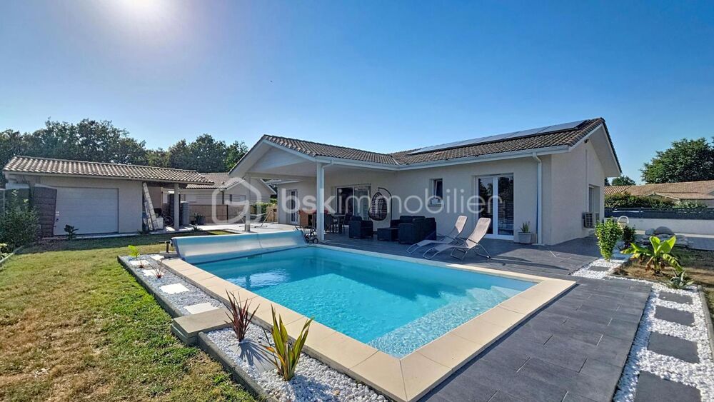 BELIN-BÉLIET - Quartier Couyelle - Villa contemporaine avec piscine chauffée et espace bureau indépendant