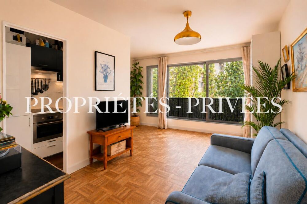 Vente Appartement Studio lumineux de 33 m² avec balcon sur jardin au coeur d'Auteuil Sud - Paris 16e Paris 16