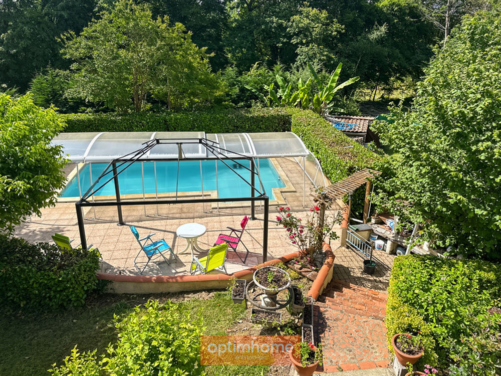 Vente Villa Villa T4 avec piscine couverte, jardin clos autour pour environ 1800 M2 Monclar d armagnac