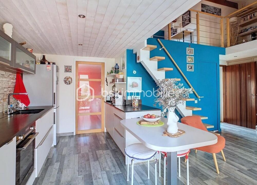 BIEN D'EXCEPTION - Naturiste - Magnifique 3 pièces avec grande mezzanine et balcon à 20m de la mer  Leucate (11)