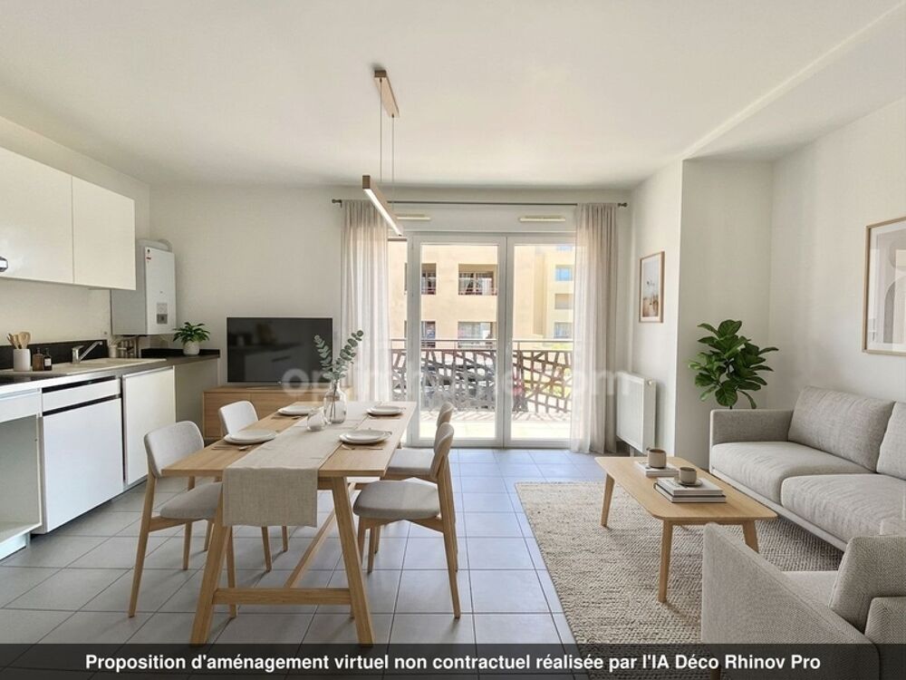 Appartement T3 ultra lumineux avec balcon - Garage fermé - Place de stationnement privative