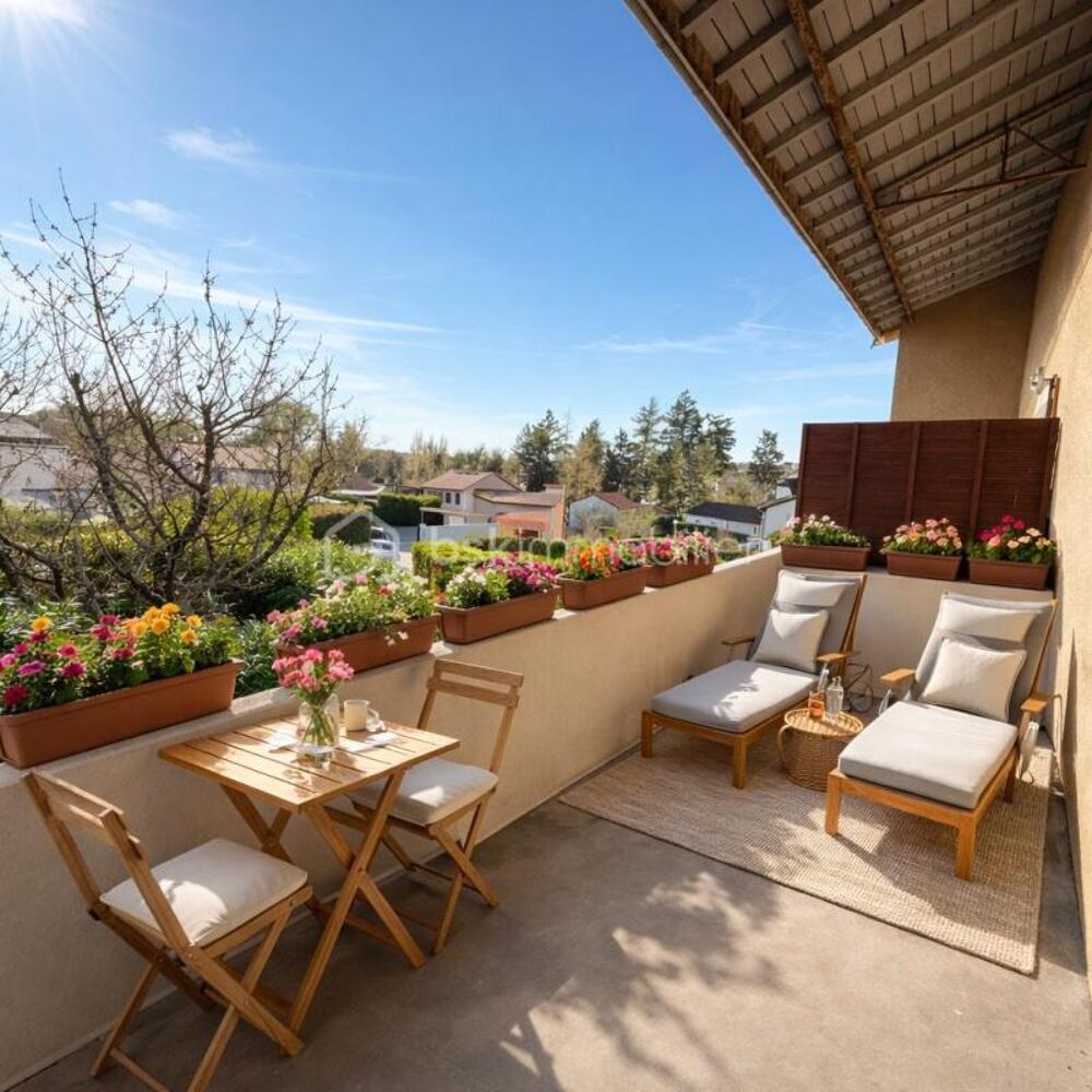 T2 Duplex avec balcon dans cadre bucolique