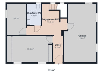  Villa � vendre 4 pi�ces 82 m�