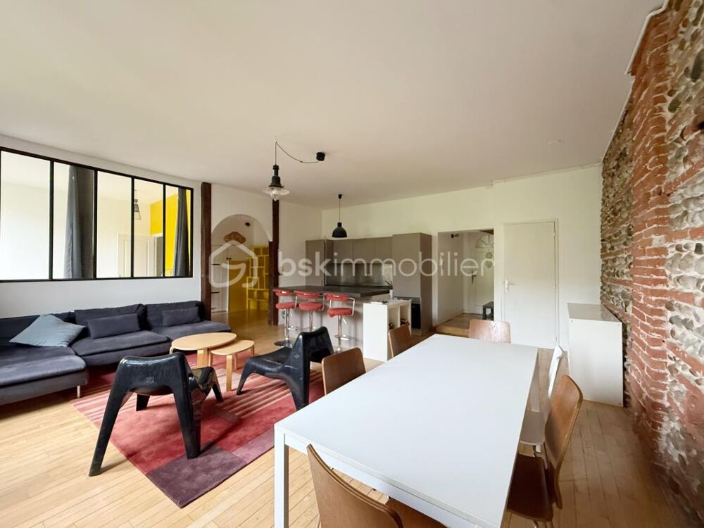 Toulouse  Boulevard de la Gare  Appartement T4 de caractère de 97 m² avec boxe