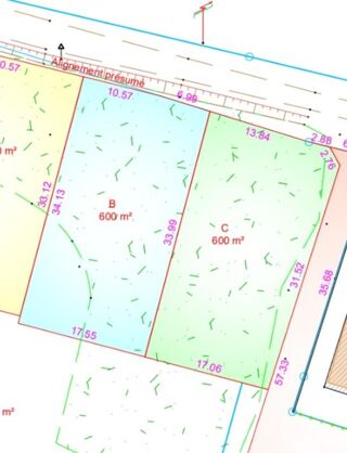  Terrain à vendre 601 m²