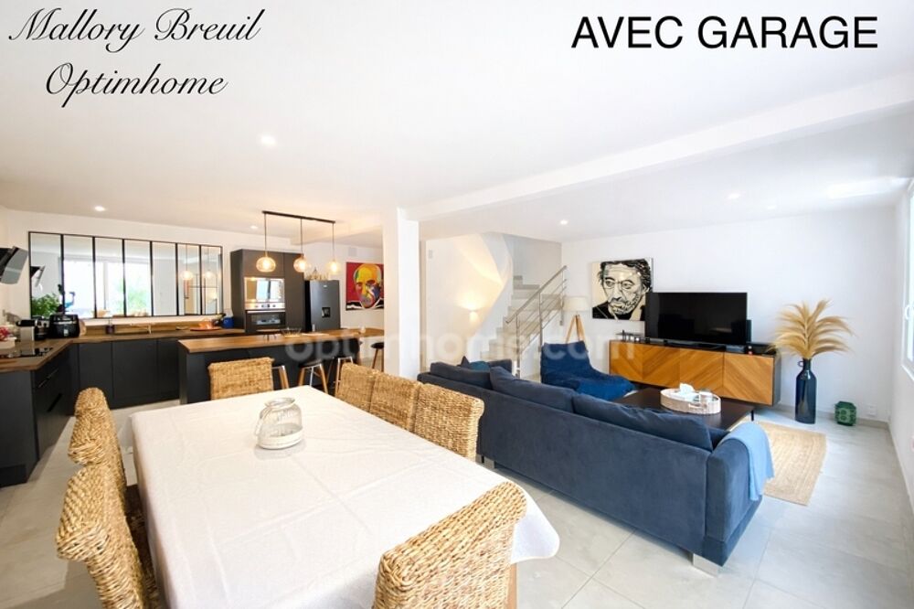 Maison de village 118m2 avec terrasse et garage à FLORENSAC (34)