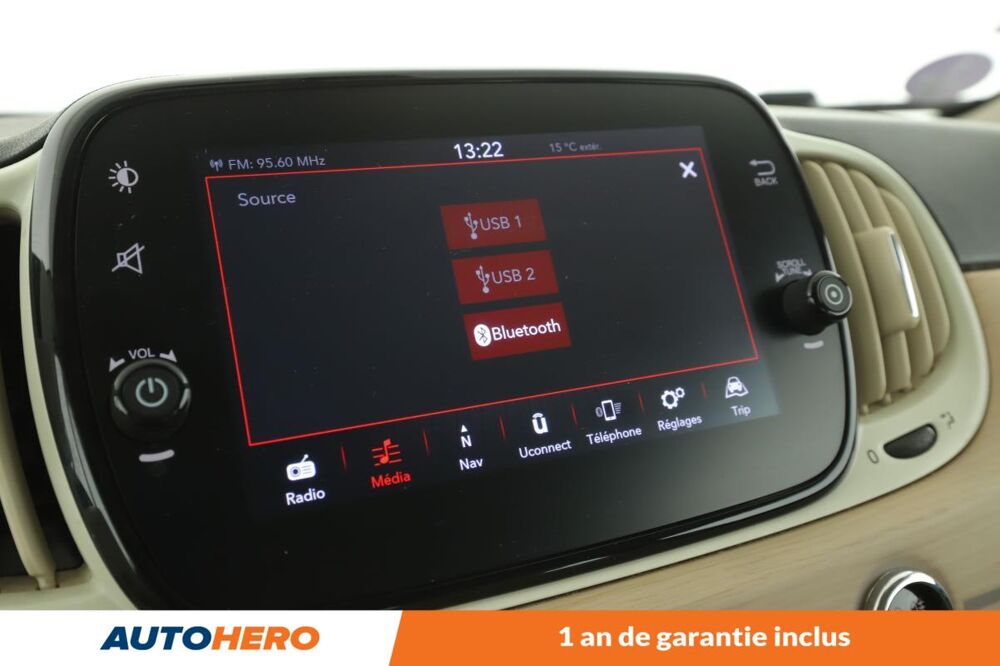 500 C C 1.0 Hybrid BSG Dolcevita 70 ch 2022 occasion 92130 Issy-les-Moulineaux