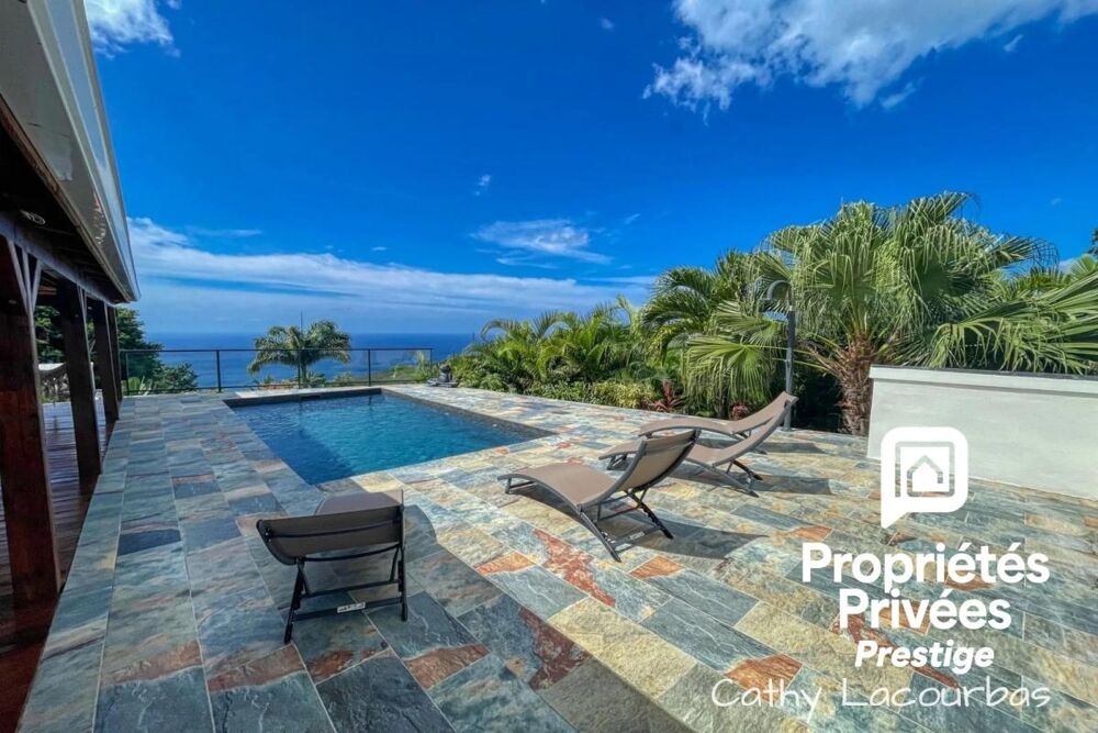 2 Villas rénovées et décorées, vue mer et piscines - Pointe Noire, Guadeloupe