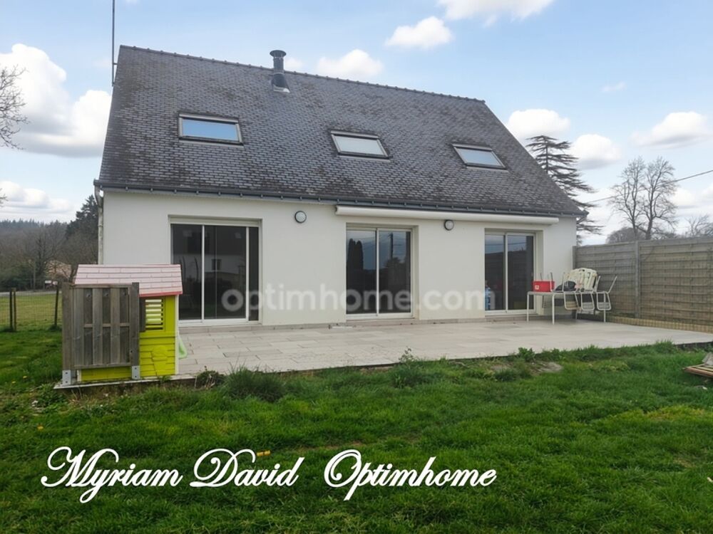 Maison familiale 120 m²  4 chambres  Vie de plain-pied  Terrain 4479 m²  Saint-Tugdual