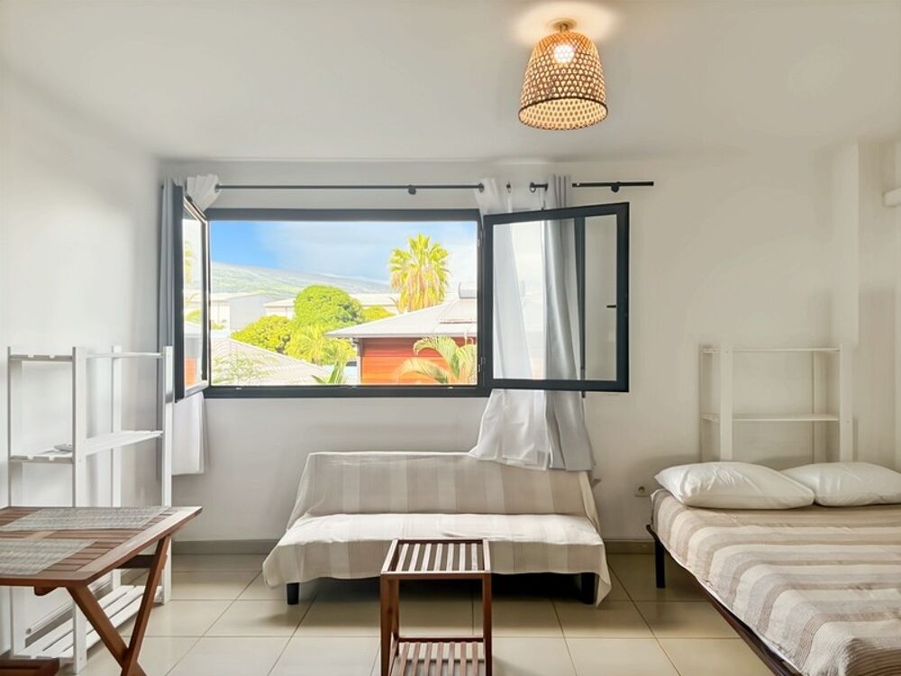 ? STUDIO RÉNOVÉ  MEUBLÉ & ÉQUIPÉ  VUE MONTAGNE  RÉSIDENCE ARGAN 99 000 €  LA POSSESSION