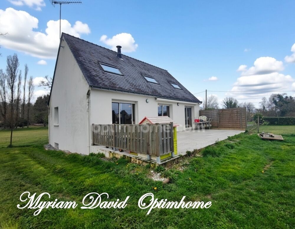 Maison familiale 120 m²  4 chambres  Vie de plain-pied  Terrain 4479 m²  Saint-Tugdual