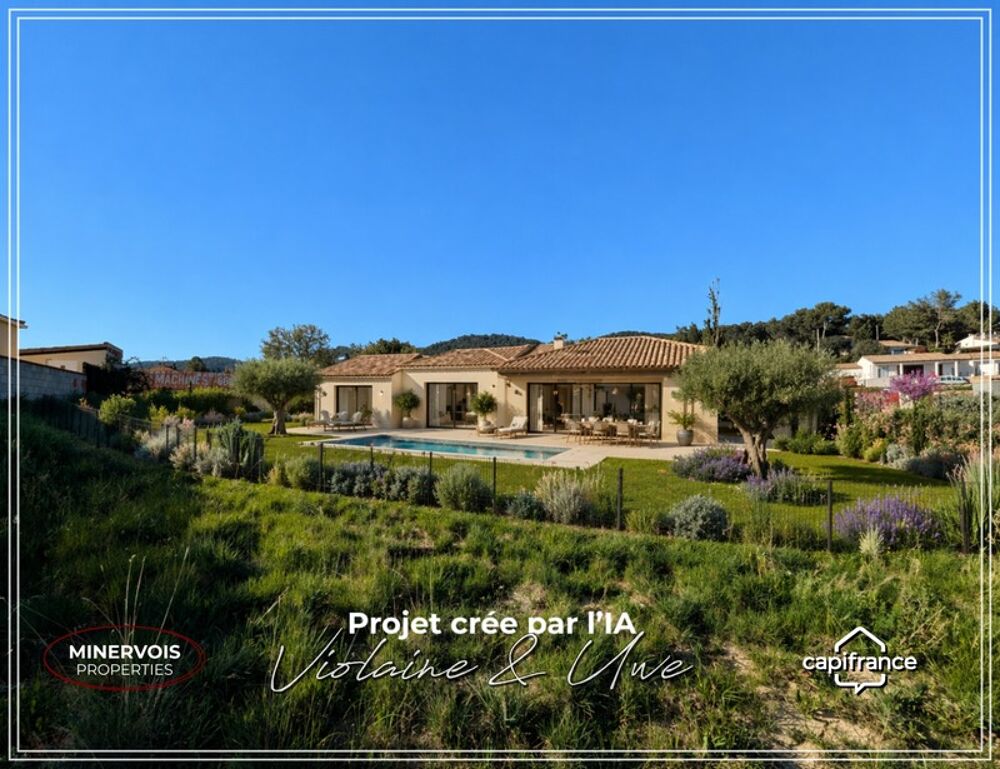Vente Terrain **Terrain 2005 m² à vendre – Cesseras (34210) – divisible – beau potentiel** Cesseras