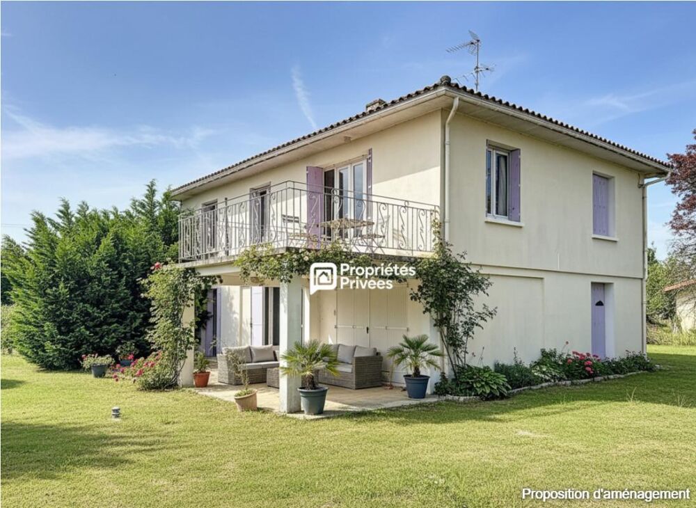 Maison avec vue dégagée et grand jardin secteur St Emilion