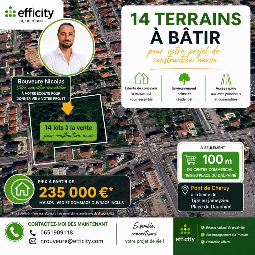 Vente Terrain Terrain Pont de cheruy