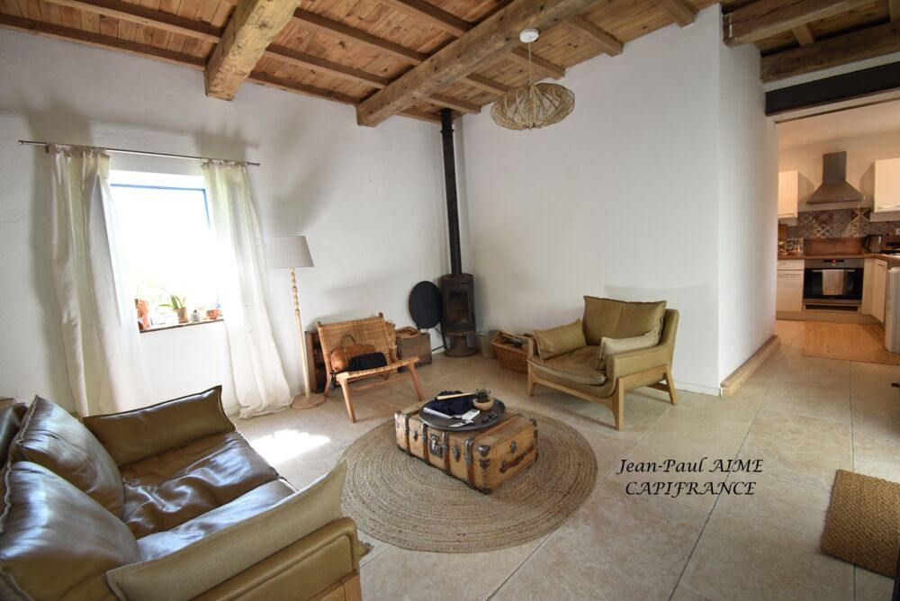 Vente Maison ISSIRAC – MAISON DE VILLAGE T3 EN PIERRE AVEC TOIT-TERRASSE ET VUE – DÉPENDANCES EN OPTION Issirac