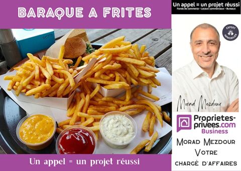 RONCQ - FONDS DE COMMERCE FRITERIE , avec TERRASSE Loyer 850 euros/mois 46000 59000 Lille