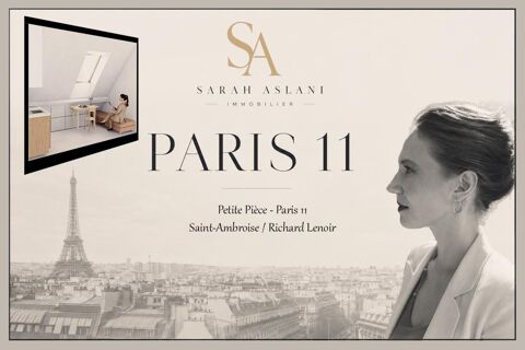   Stockage / Débarras - 8,9 m² au sol - Paris 11 Appartement - 1 pièce(s) - 8 m²