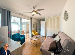 Vente Appartement T2 vue mer avec loggia, accès direct plage et parking privé Port leucate