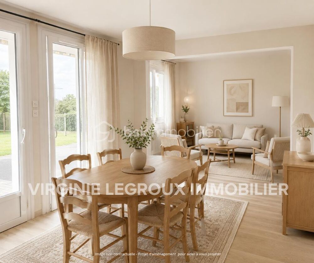 Maison de plain-pied 61m2 2 chambres