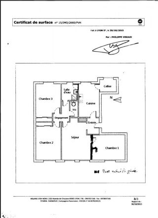  Appartement  vendre 4 pices 66 m