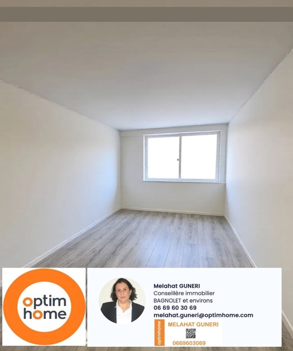 Appartement à vendre 3 pièces 71m2 BAGNOLET ET PLACE PARKING 230 000€