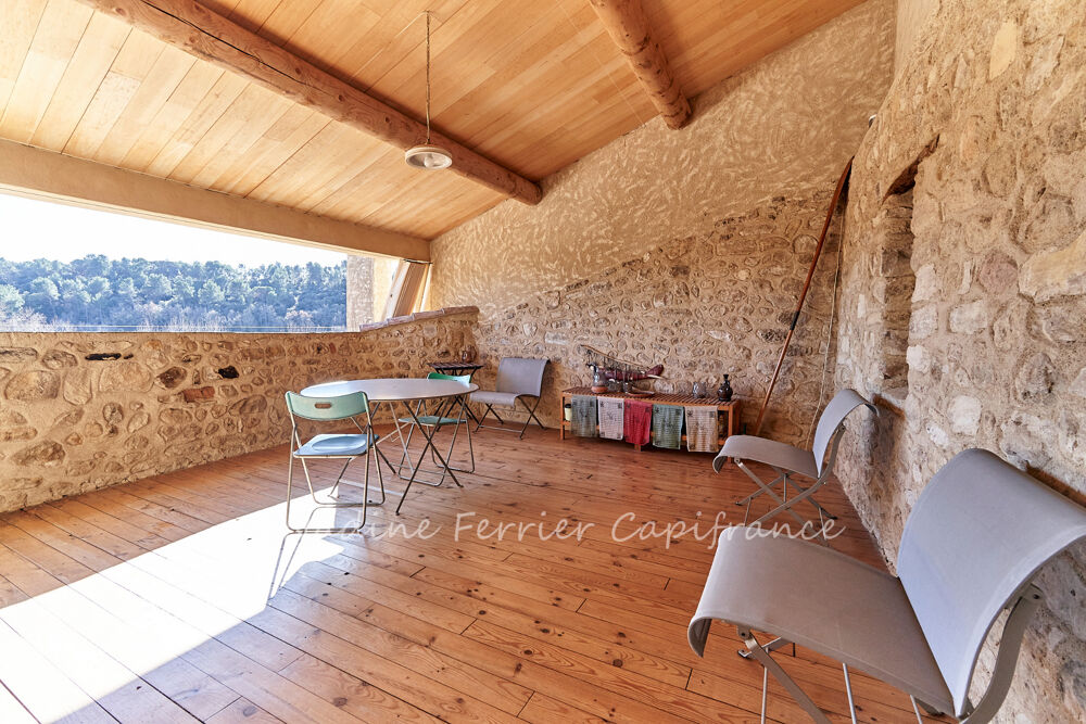 Vente Maison JOUQUES (13) – GRANDE MAISON DE VILLAGE RÉNOVÉE – 215 M² – 4 CHAMBRES – TERRASSE PANORAMIQUE Jouques