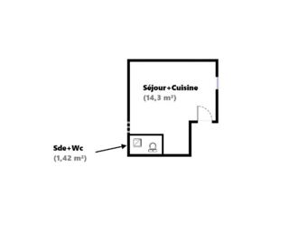  Appartement à vendre 1 pièce 16 m²