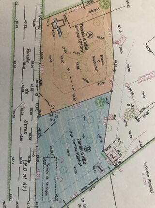  Terrain � vendre 1010 m�