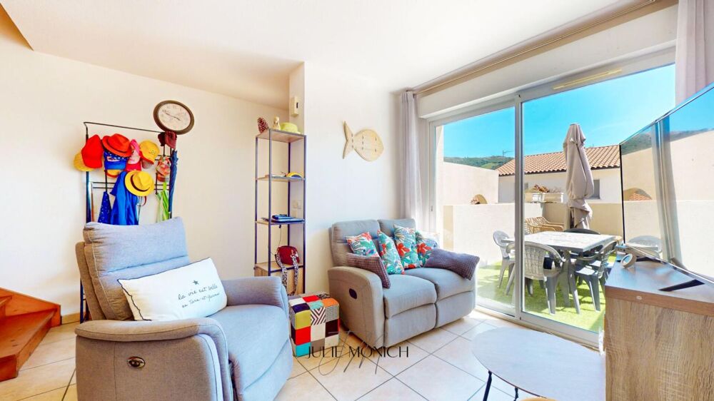 Maison traversante, 3 chambres, terrasses, garage