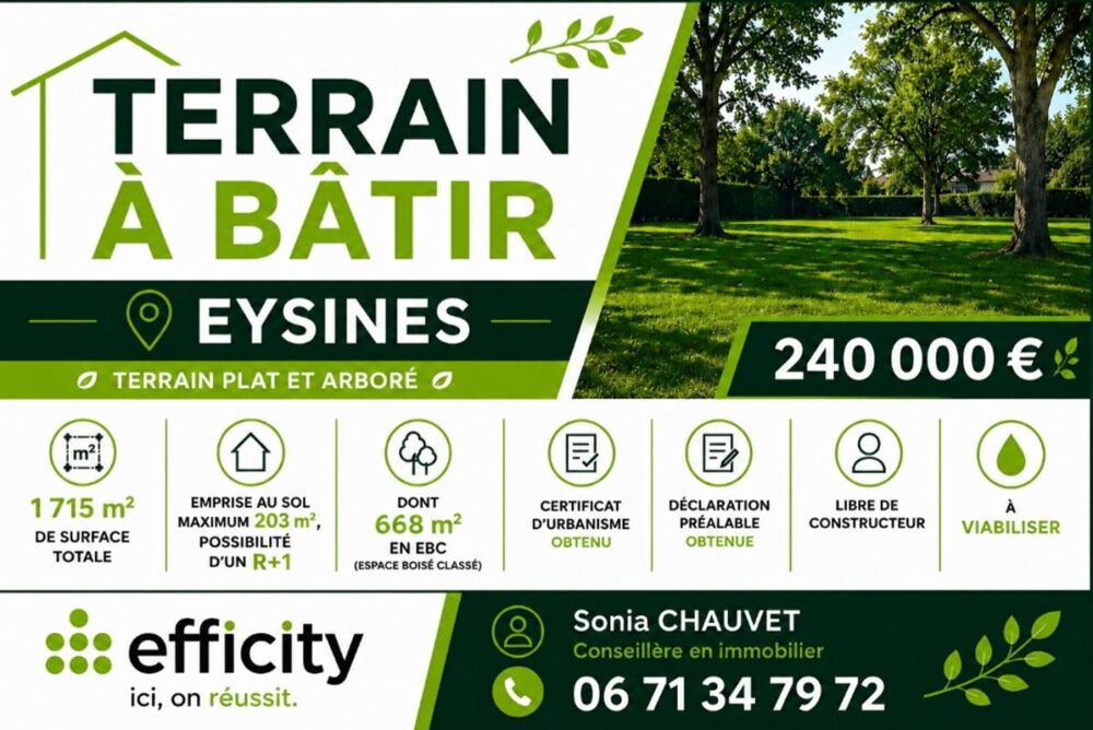 Vente Terrain Terrain Eysines