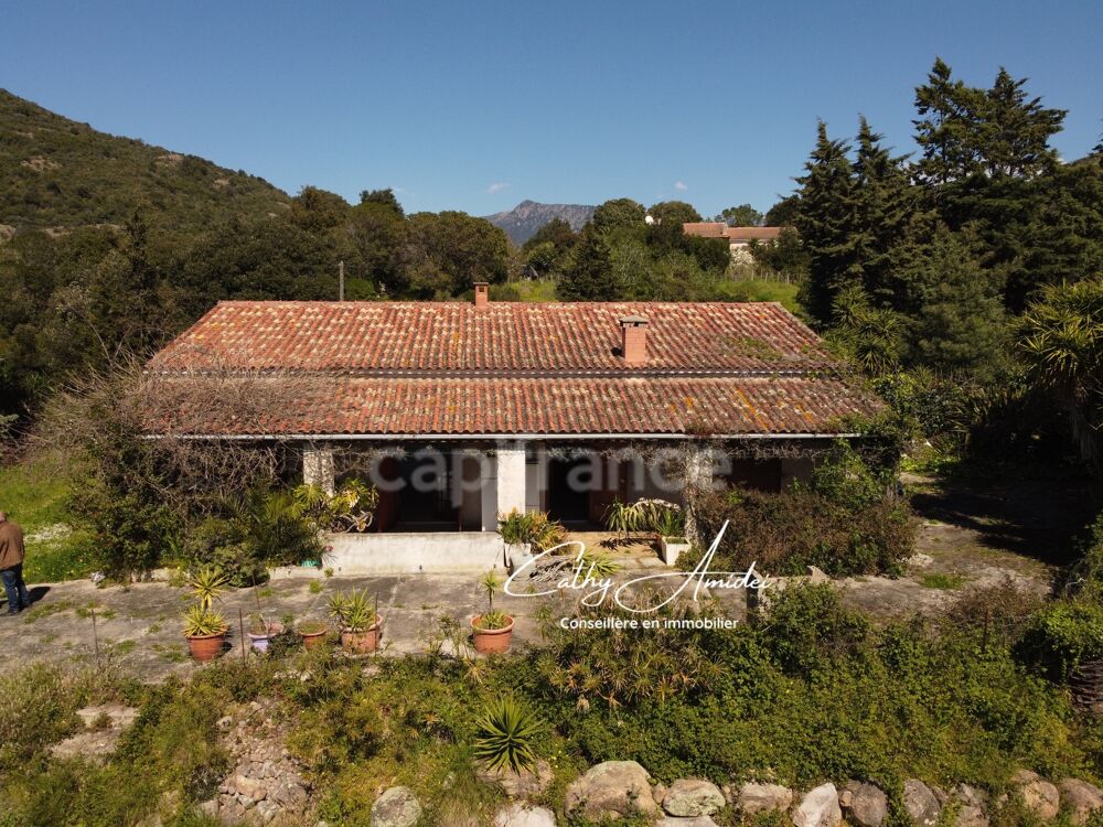 Vente Propriété/Château SAGONE (Corse) : Propriete à vendre, maison T4 + dépendance avec 2 appartements T1, sur terrain plat de 5000m2 Sagone