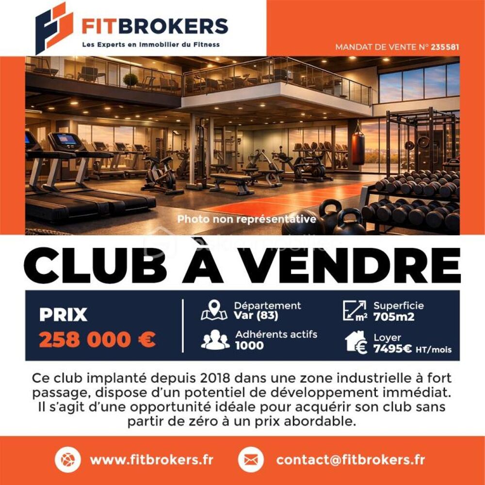   CLUB DE SPORT 705m2 