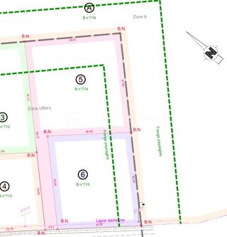 Vente Terrain Terrain à bâtir de 1 088 m² – Second rang Chanteau