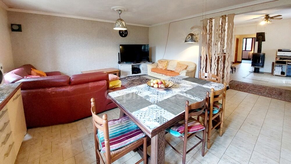 Maison 222m², 8 pièces, 6 chambres, gîte, studio, chambre d'hôte, piscine, terrrain 2737m² à LE BUISSON DE CADOUIN (24)