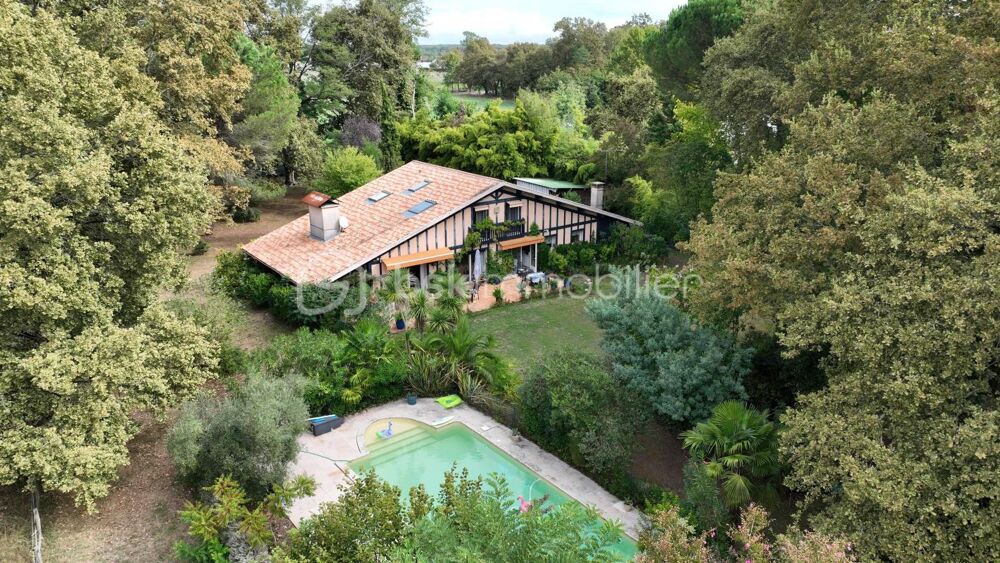 Maison landaise 220 m²  Terrain de plus de 7 000 m²  Piscine  Chalet 80 m²