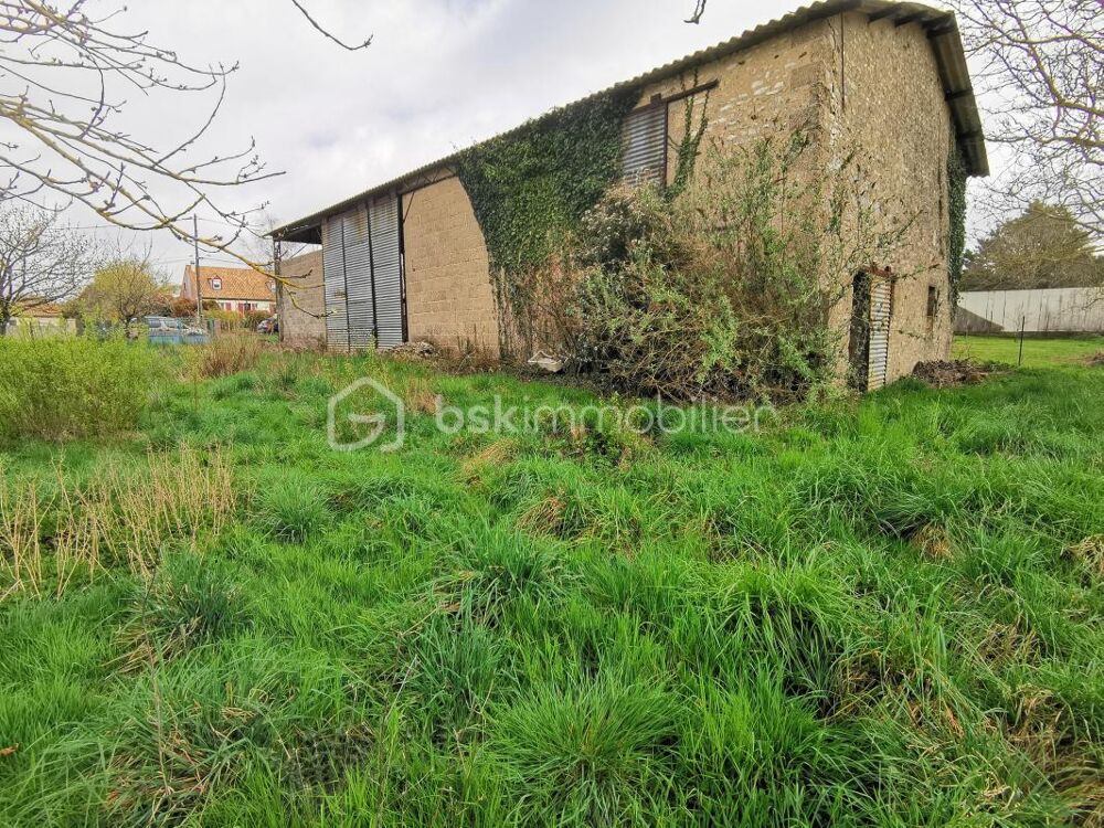 Vente Terrain Terrain à bâtir de  1086 m² avec Hangar Saint georges les baillargeaux
