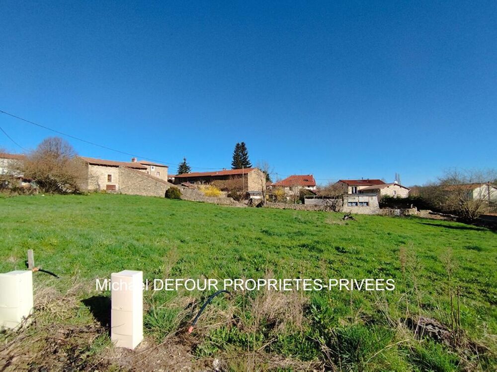 Vente Terrain Monistrol-sur-Loire 43120 parcelle de terrain constructible viabilisée de 842 m² Monistrol sur loire