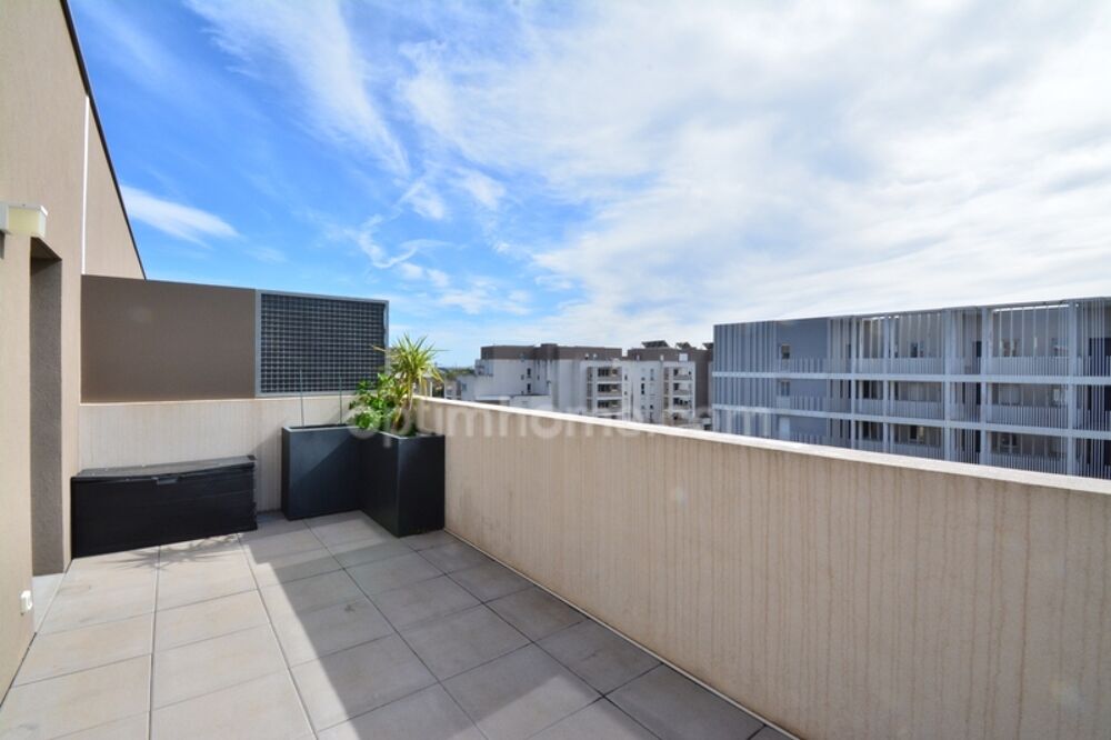 Montpellier - Grisettes (34070) Appartement T2 - dernier étage avec terrasse
