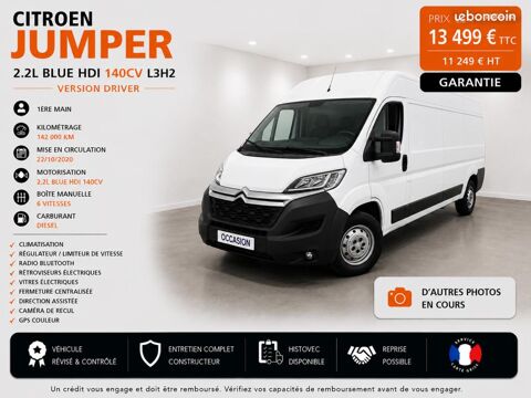 Citro&euml;n Jumper 1&deg; Main / 2.2L blue HDI 140cv de 2021 L3H2 version DRIVER 3 2021 occasion Abbecourt 60430