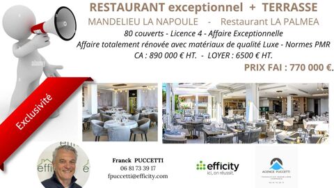 Restaurant 770000 06210 Mandelieu la napoule