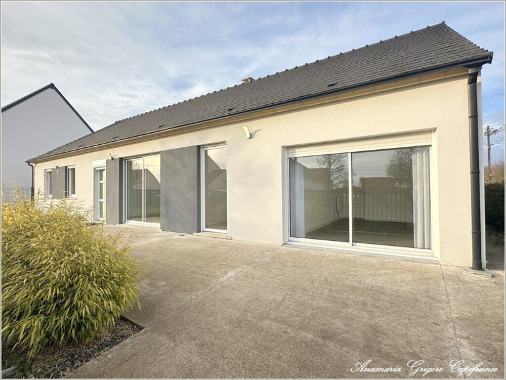 Vente Maison COURVILLE SUR EURE (28190) - Maison de plain pied, bâtie en 2020, d'une de surface -133 m², terrain clos de 671 m² Courville sur eure