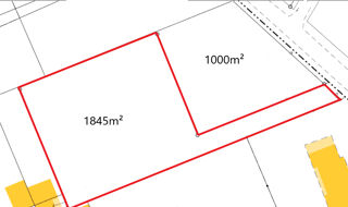  Terrain � vendre 1845 m�