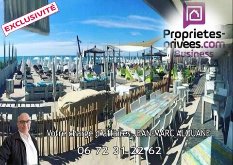  LE CAP D AGDE - PAILLOTE , RESTAURANT, BAR, PLAGE, LOISIR, EVENMENTIEL 1500 m² 