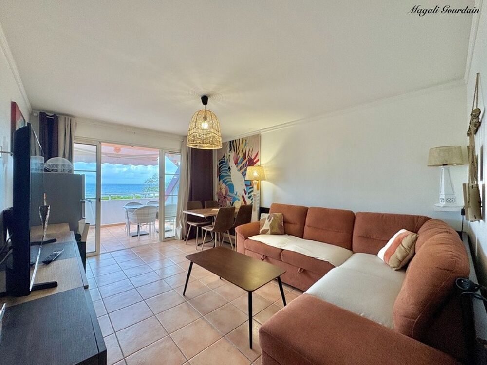 Vente Appartement A VENDRE - VUE MER A COUPER LE SOUFFLE – MAGNIFIQUE T3 EN PREMIERE LIGNE - SAINTE ANNE Sainte anne