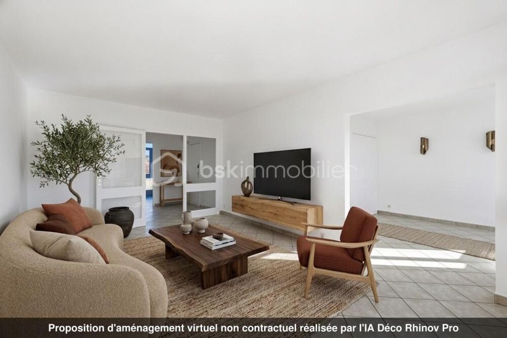 Appartement 3 chambres avec balcons
