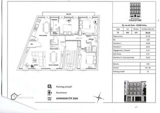  Appartement � vendre 5 pi�ces 95 m�