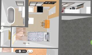  Appartement à louer 1 pièce 17 m²