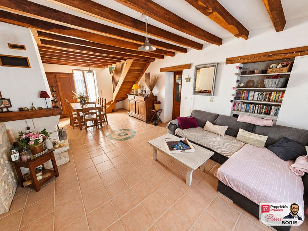 Vente Maison Exclusivité : MÂRON, Longère en pierre, 4 chambres, 167 m² au sol, terrain de 1 675 m² Maron