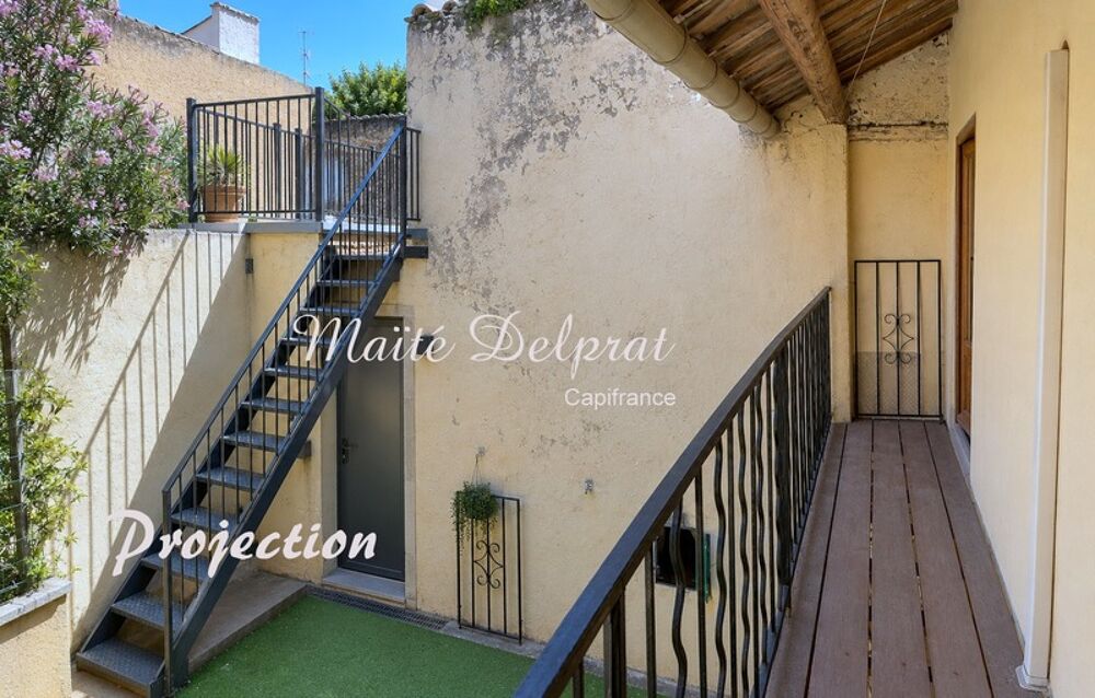 Maison de village à vendre avec cour, balcon et grenier : un potentiel exceptionnel à Sorgues (84)
