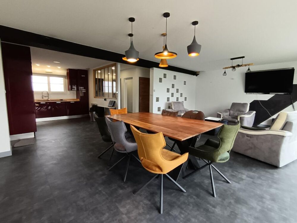 Plain pied 133 m² en campagne